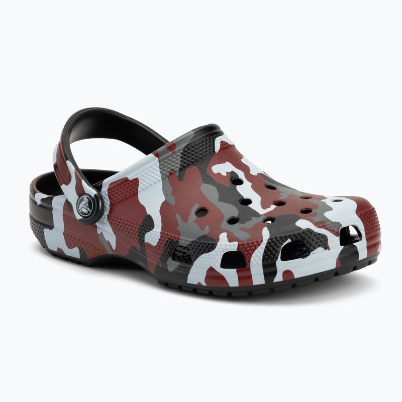 Crocs Classic Printed Camo Clog schwarz/pepper Flip-Flops 2