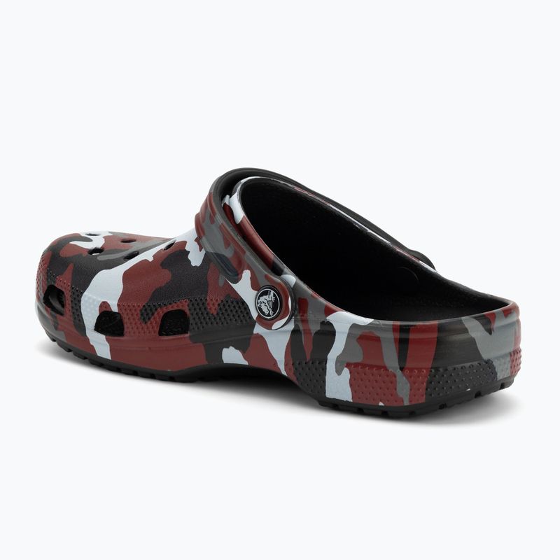 Crocs Classic Printed Camo Clog schwarz/pepper Flip-Flops 4