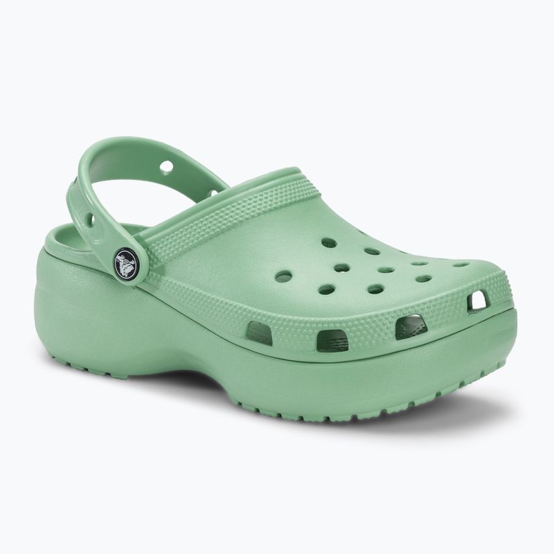 Slides Schlappen  Damen Crocs Classic Platform jada stone 2