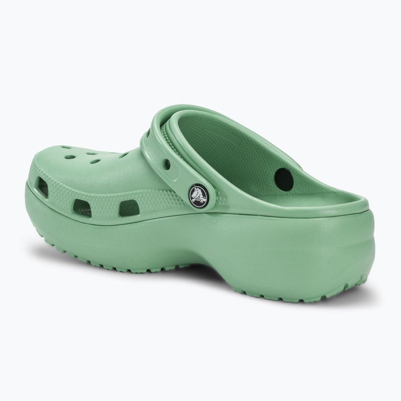 Slides Schlappen  Damen Crocs Classic Platform jada stone 4