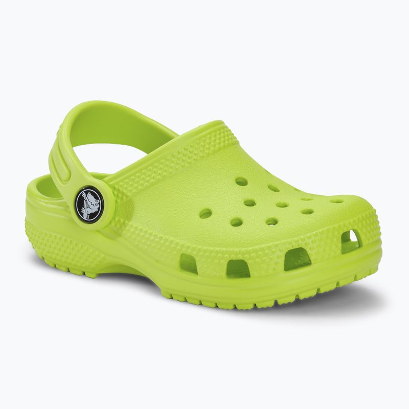 Slides Schlappen  Kinder Crocs Classic Clog T limeade 2