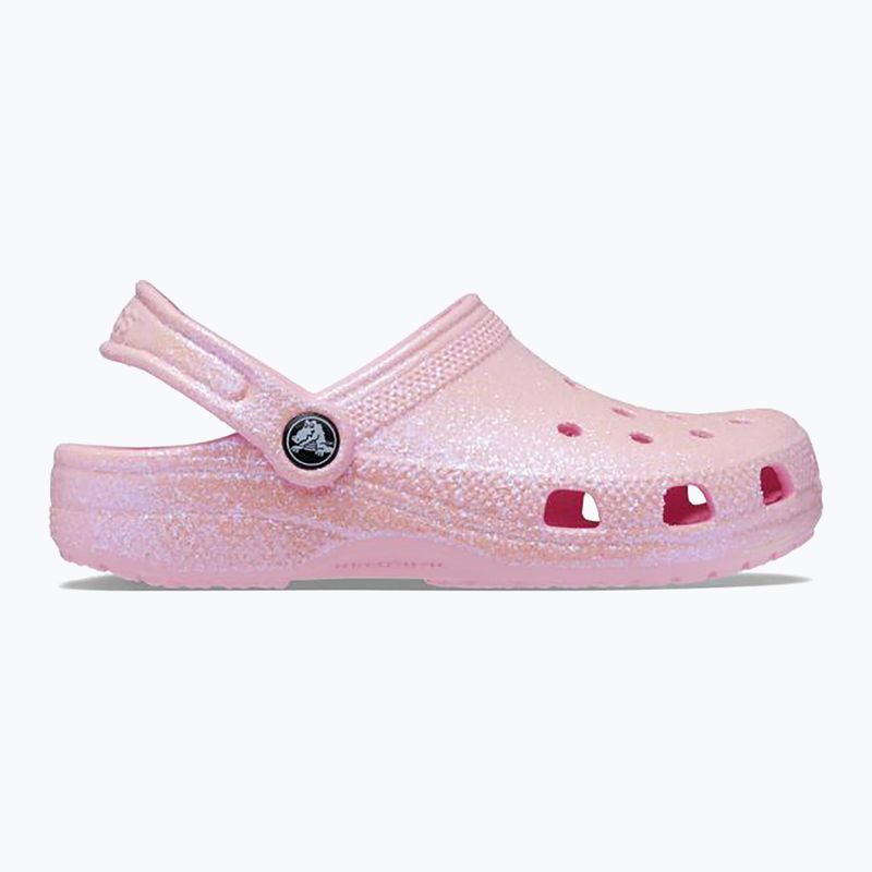 Slides Schlappen  Kinder Crocs Classic Glitter Clog flamingo 10