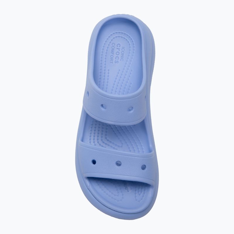Damen Crocs Classic Crush Sandale Mond Gelee Flip-Flops 5