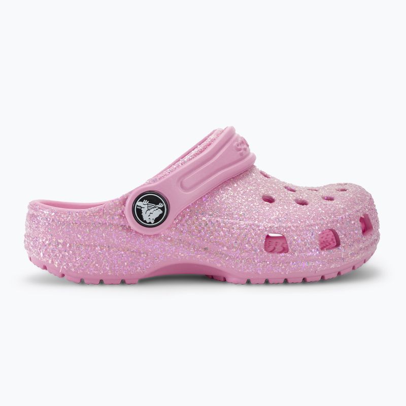 Slides Schlappen  Kinder Crocs Classic Glitter Clog T flamingo 3