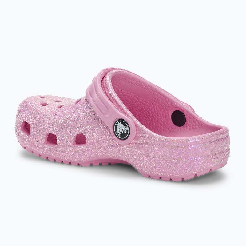 Slides Schlappen  Kinder Crocs Classic Glitter Clog T flamingo 4