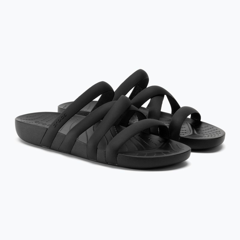 Crocs Splash Riemchensandale Damen schwarz 4