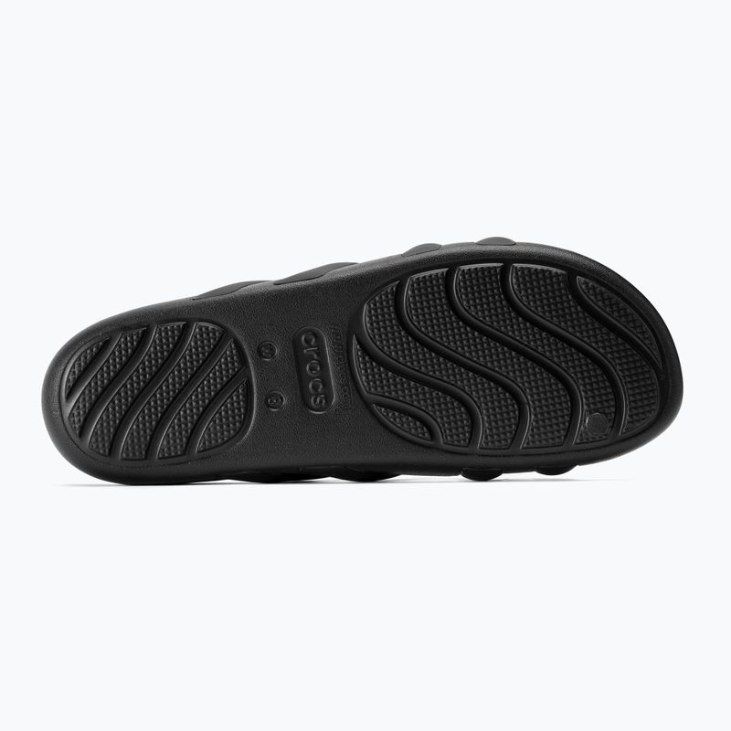 Crocs Splash Riemchensandale Damen schwarz 5