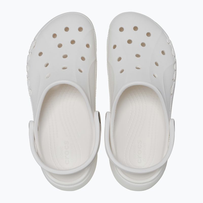 Crocs Baya Plattform Clog weiß 13