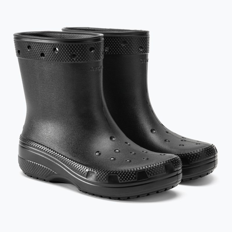 Herren Crocs Classic Regenstiefel schwarz 4