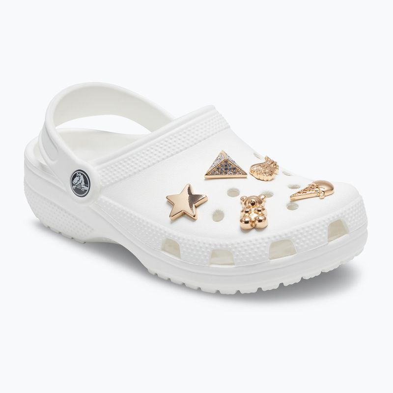 Anstecknadeln Crocs Gold Icons gold icons 5 pack 2
