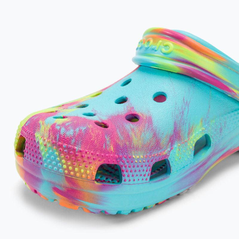 Slides Schlappen  Crocs Classic Marbled Clog neptune/multi 8