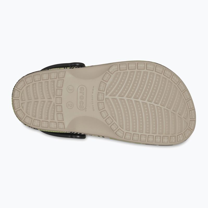 Crocs Baya Saisonale Gedruckte Clog Junior Flip-Flops kobblestone/tropisch