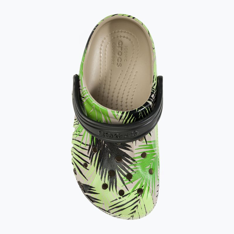 Crocs Baya Saisonale Gedruckte Clog Junior Flip-Flops kobblestone/tropisch