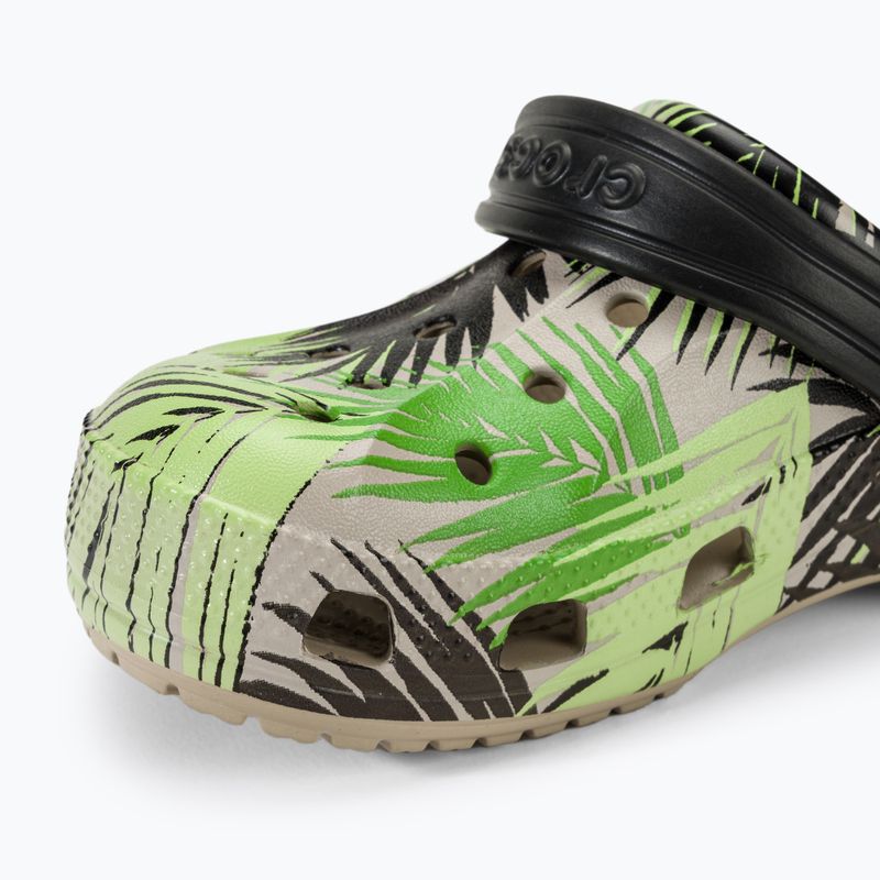 Crocs Baya Saisonale Gedruckte Clog Junior Flip-Flops kobblestone/tropisch
