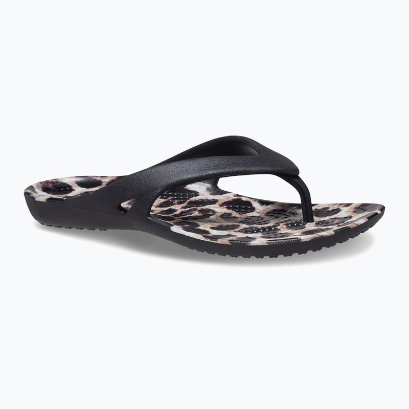 Flip-Flops Damen Crocs Kadee II Graphic black/multi animal