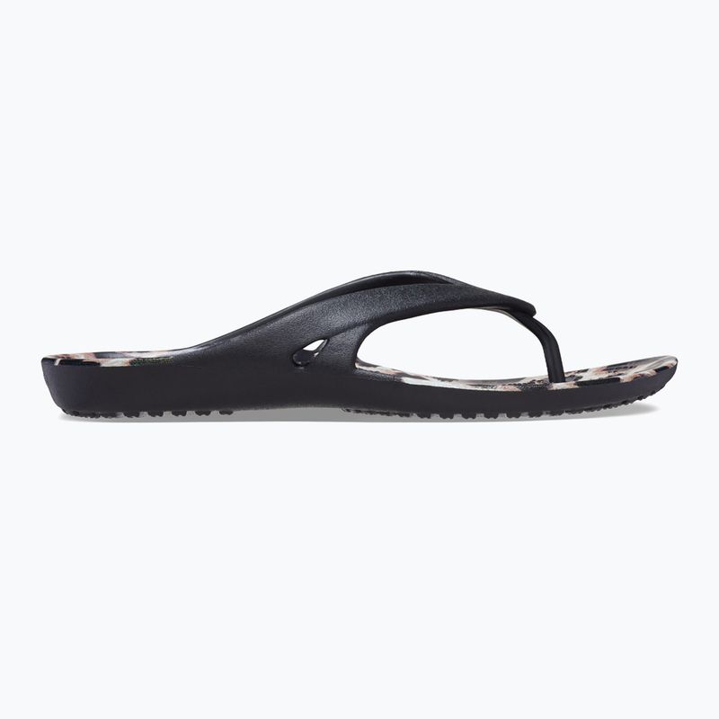 Flip-Flops Damen Crocs Kadee II Graphic black/multi animal