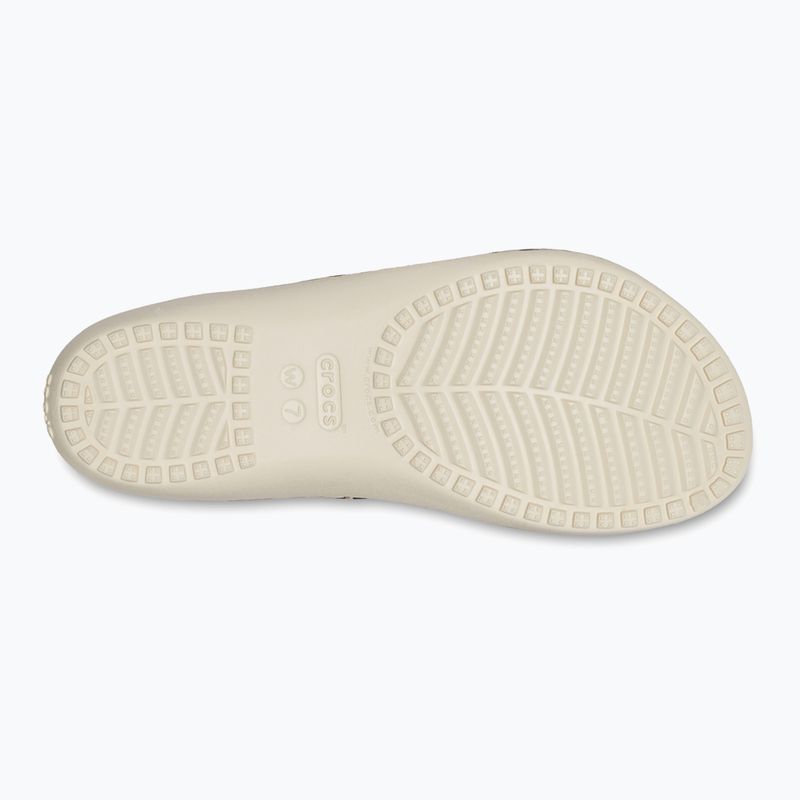 Slides Schlappen  Damen Crocs Kadee II Graphic winter white/multi