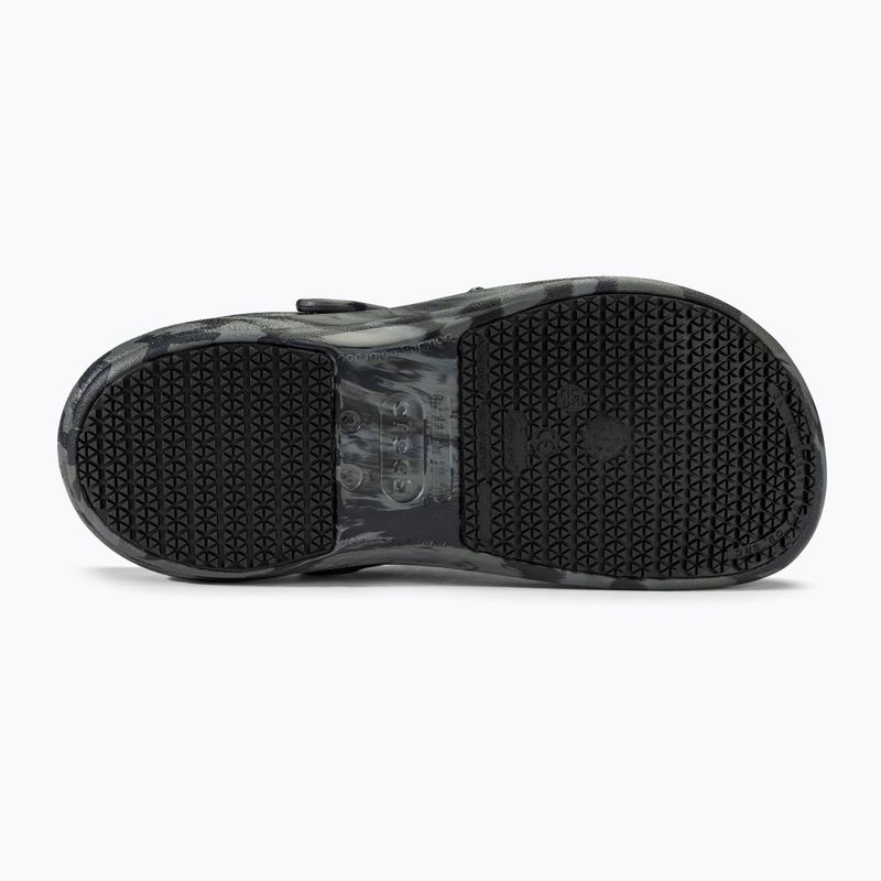 Crocs Bistro Work Graphic Clog Tiefmarine/Multi Flip-Flops 5