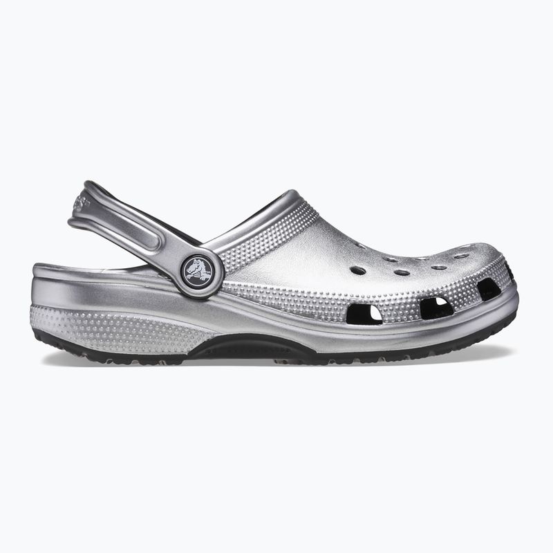 Crocs Classic Silber/Metallic Flip-Flops 10