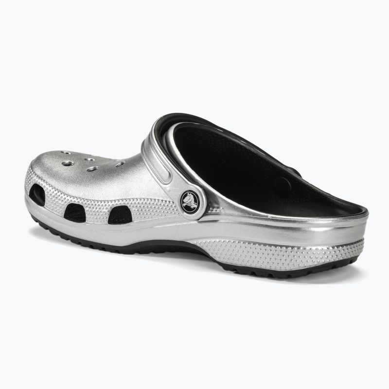 Crocs Classic Silber/Metallic Flip-Flops 4