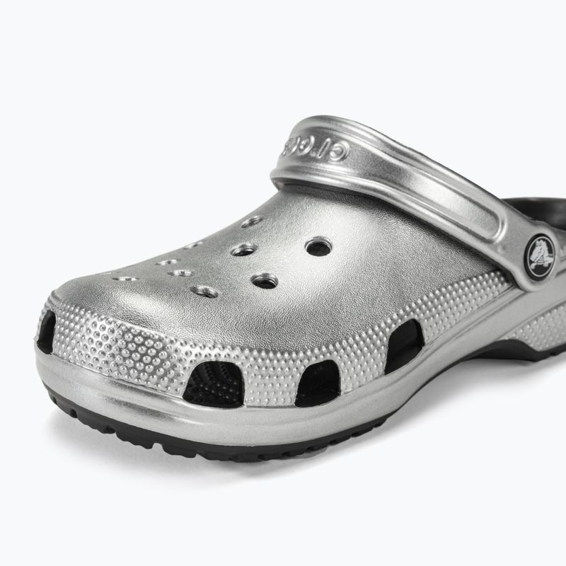Crocs Classic Silber/Metallic Flip-Flops 8
