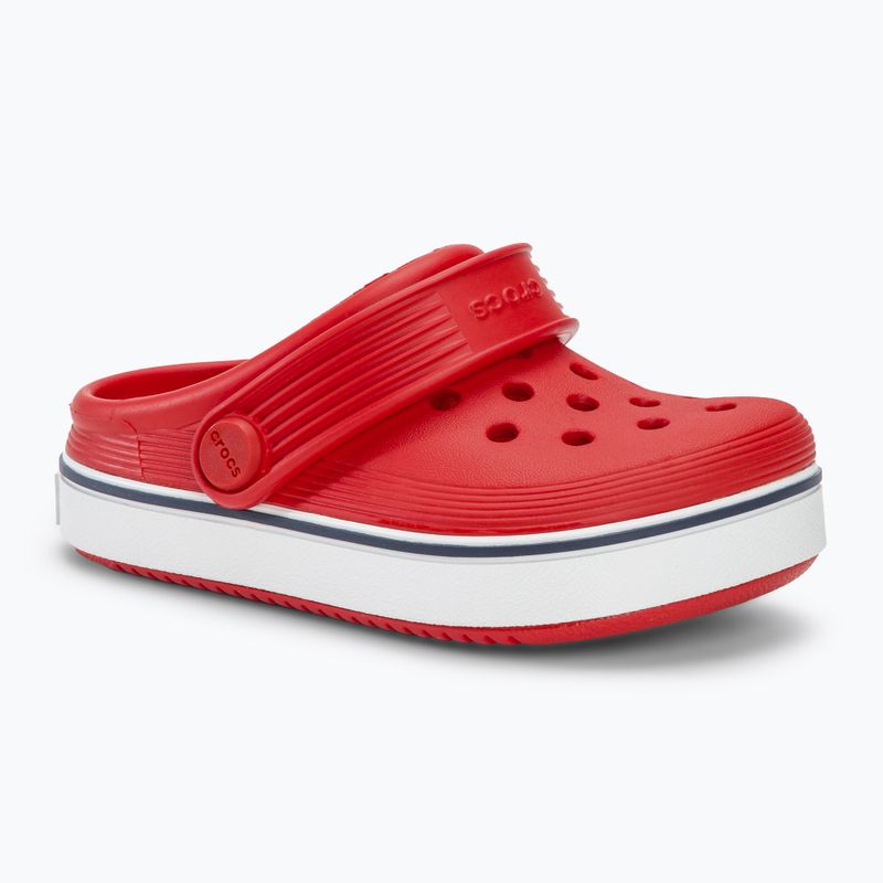 Slides Schlappen  Kinder Crocs Crocband Clog T flame