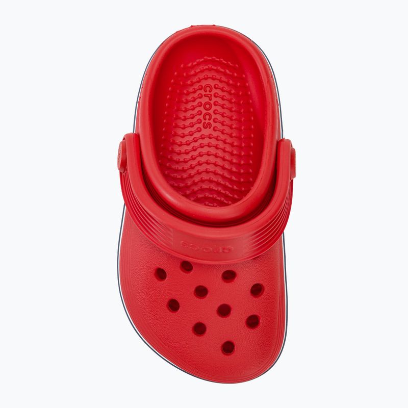 Slides Schlappen  Kinder Crocs Crocband Clog T flame 6