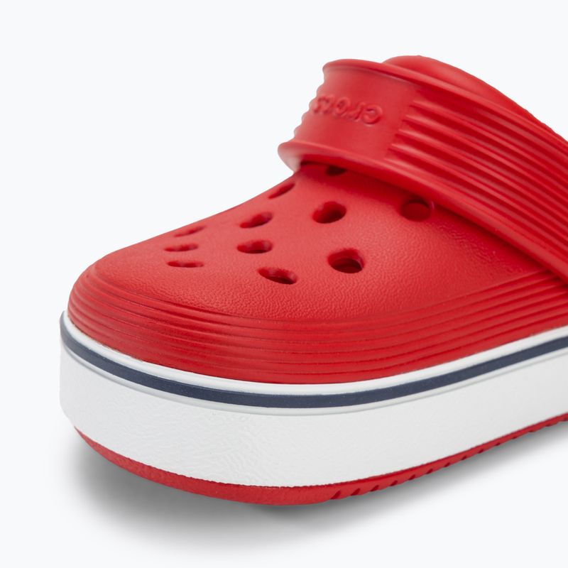 Slides Schlappen  Kinder Crocs Crocband Clog T flame 8
