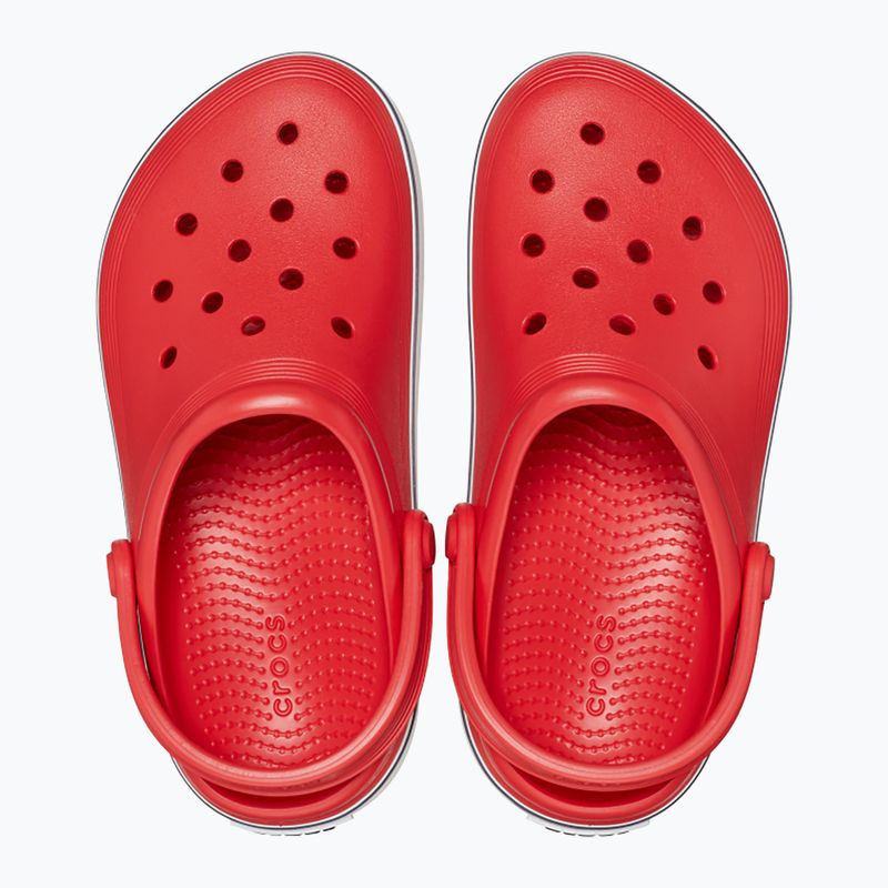 Slides Schlappen  Kinder Crocs Crocband Clog T flame 12