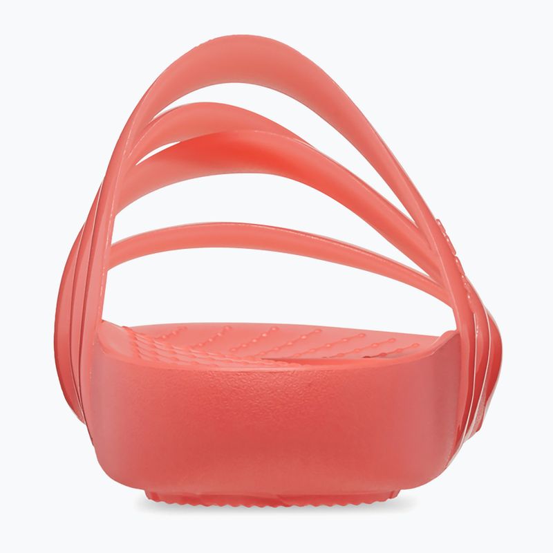 Crocs Splash Glossy Strappy Damen Flip-Flops neon watermelon 10