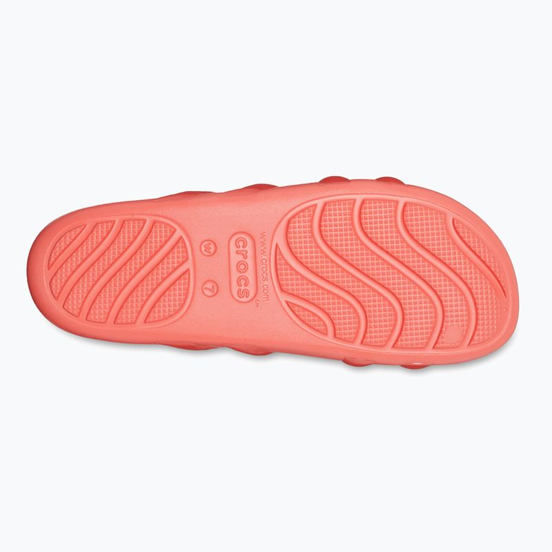 Crocs Splash Glossy Strappy Damen Flip-Flops neon watermelon 11