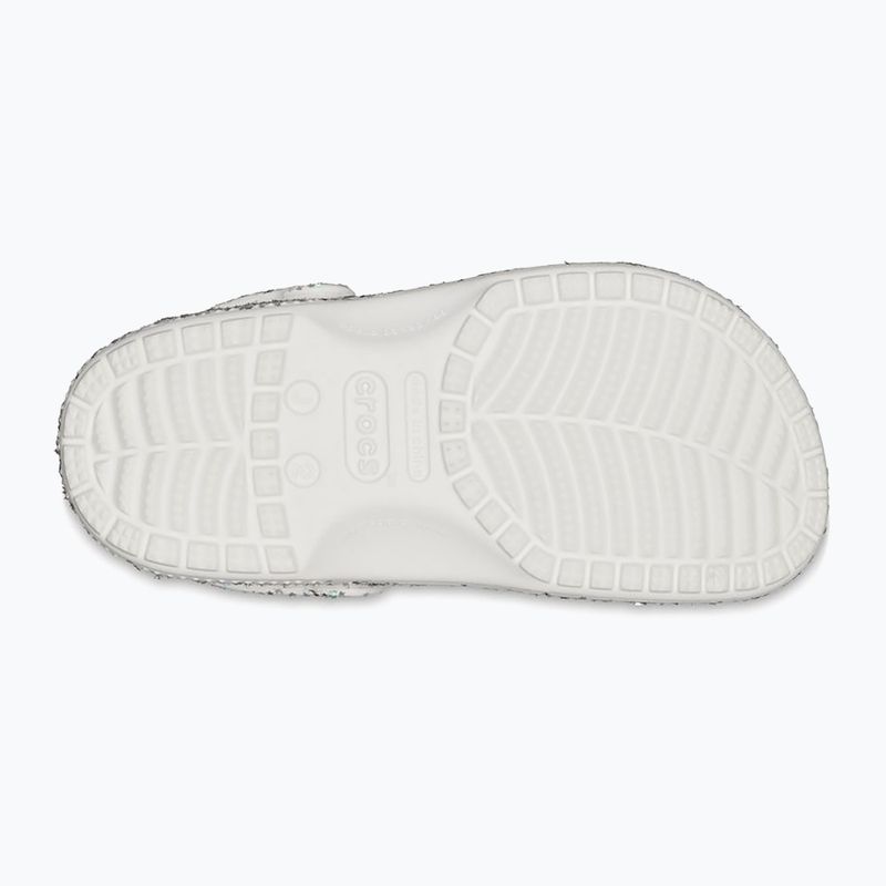 Slides Schlappen  Kinder Crocs Classic Starry Glitter white