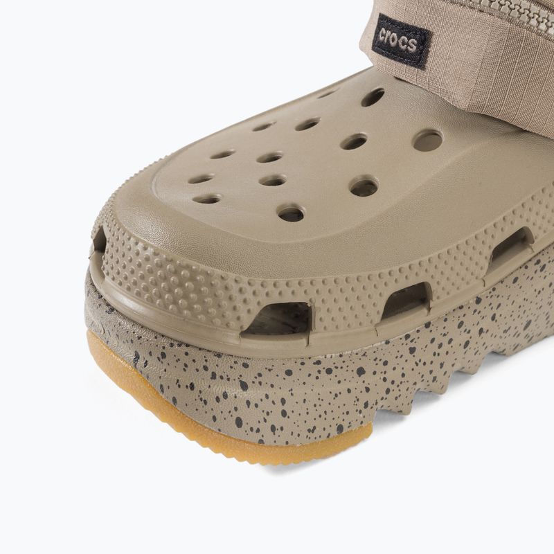 Crocs Hiker Xscape 2.0 Festival Clog khaki/multi Flip-Flops 8