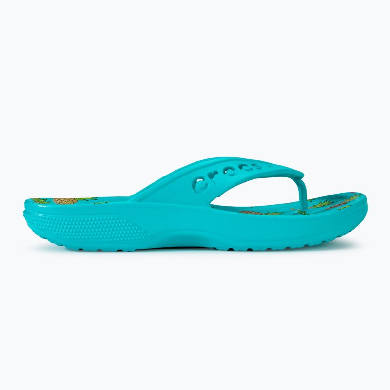 Crocs Baya II Graphic Flip Damen digital aqua/multi Flip Flops 2