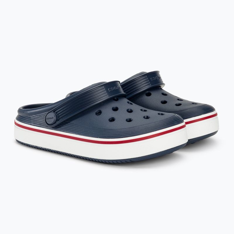 Crocs Crocband Clean Of Court Clog 208477 navy/pepper Kinder-Pantoletten 5