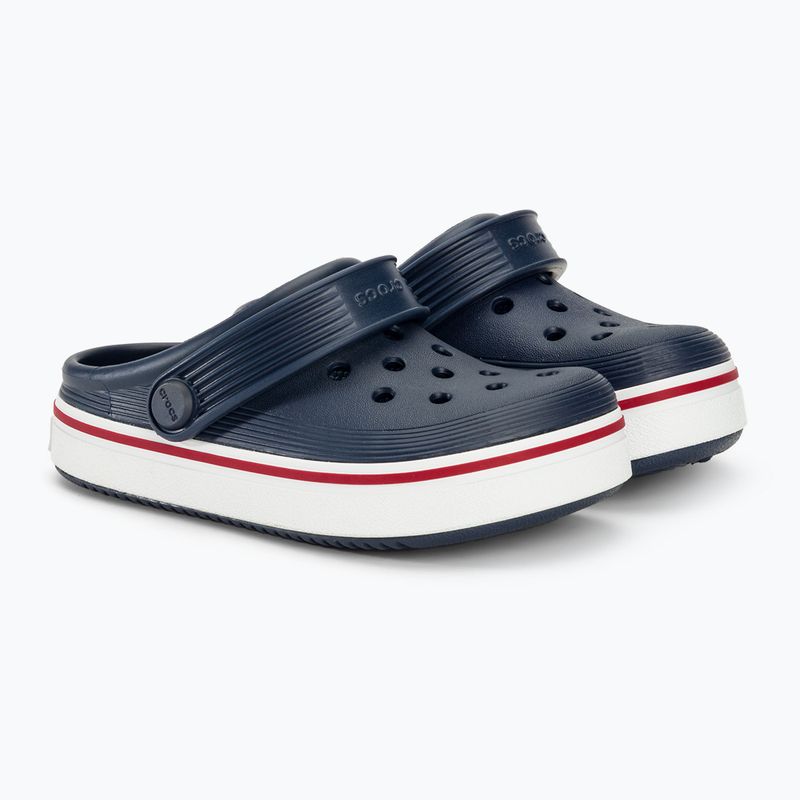 Kinder Crocs Crocband Clean Of Court Clog navy/pepper Pantoletten 5