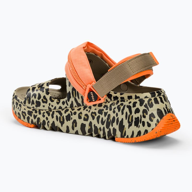 Sandalen Crocs Hiker Xscape Animal khaki/leopard 3