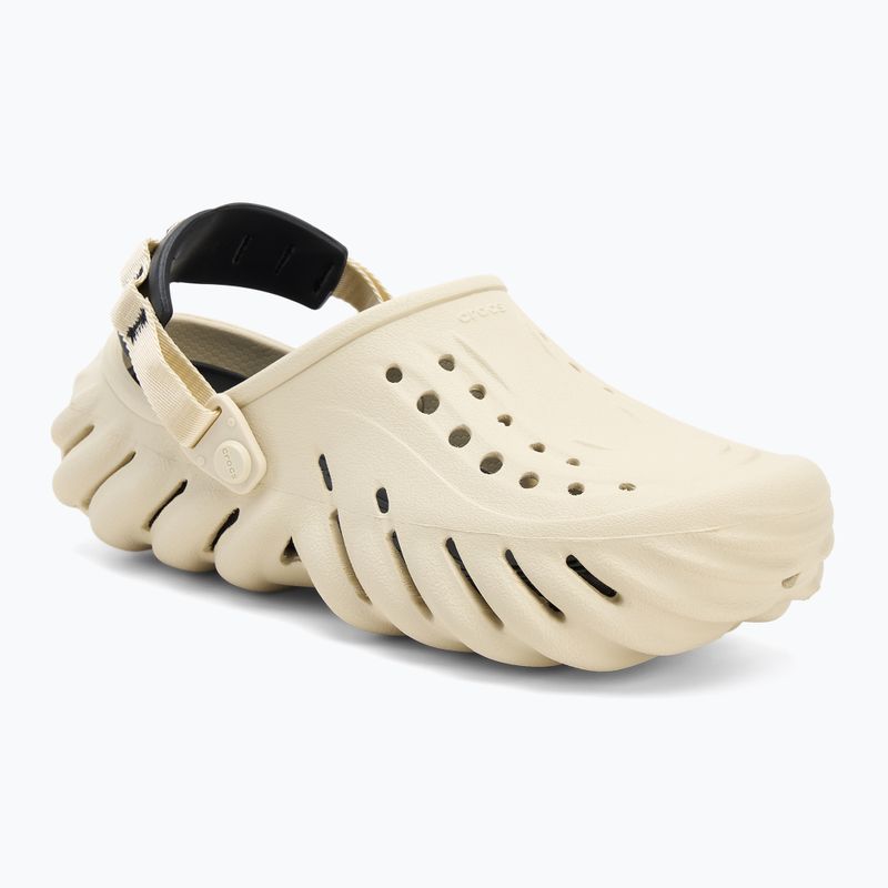 Badeschlappen Crocs Echo Clog bone/black 2