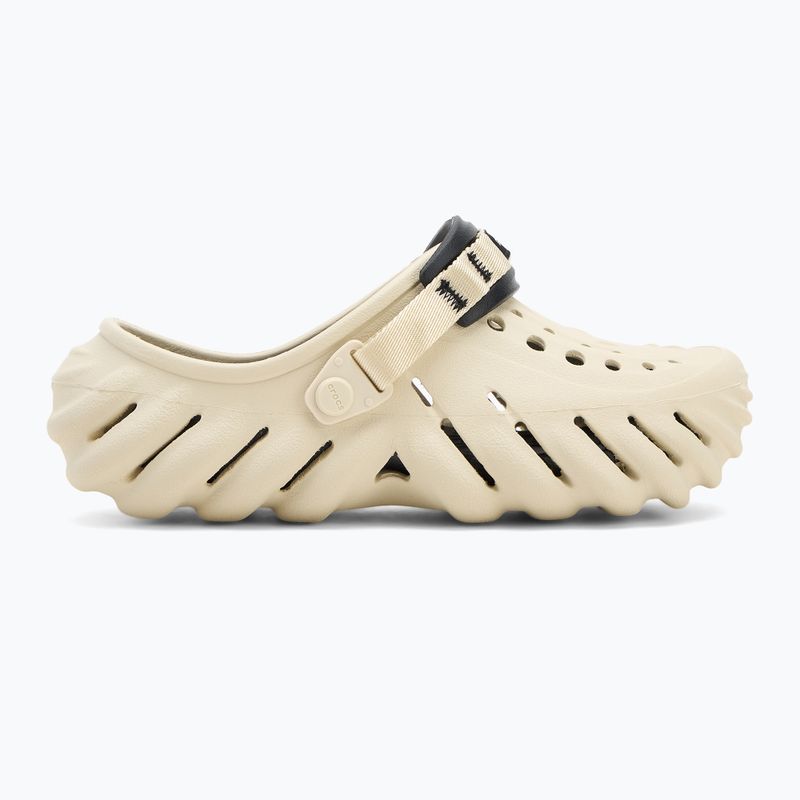 Badeschlappen Crocs Echo Clog bone/black 3