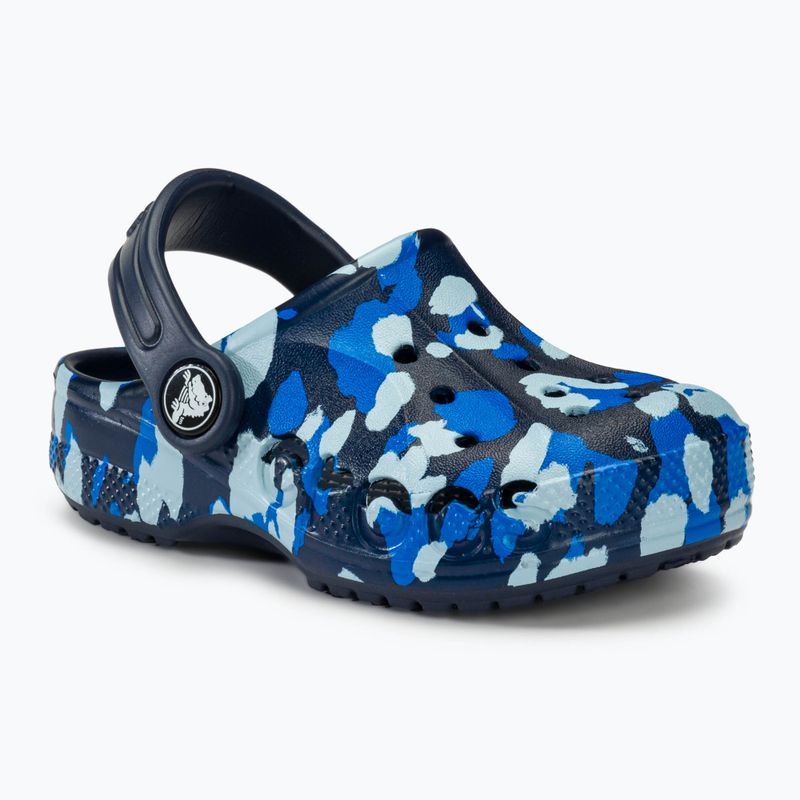 Crocs Baya Graphic Clog für Kinder navy 2