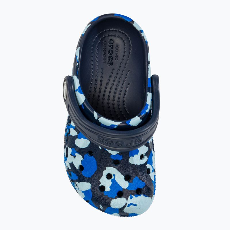 Crocs Baya Graphic Clog für Kinder navy 6