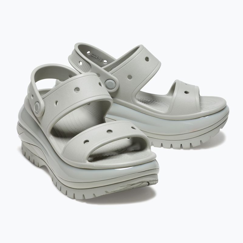 Damen Crocs Mega Crush Elefant grau Sandalen 14