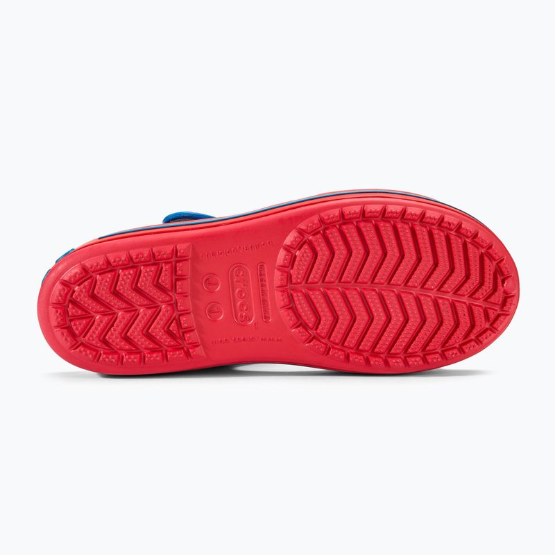 Crocs Crocband Sandale Kinder bunt rot 4