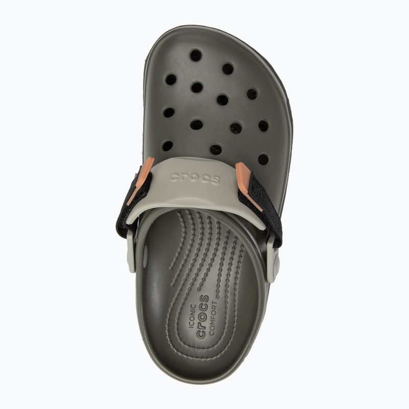 Crocs All Terrain staubig oliv/multicolor Flip-Flops 6