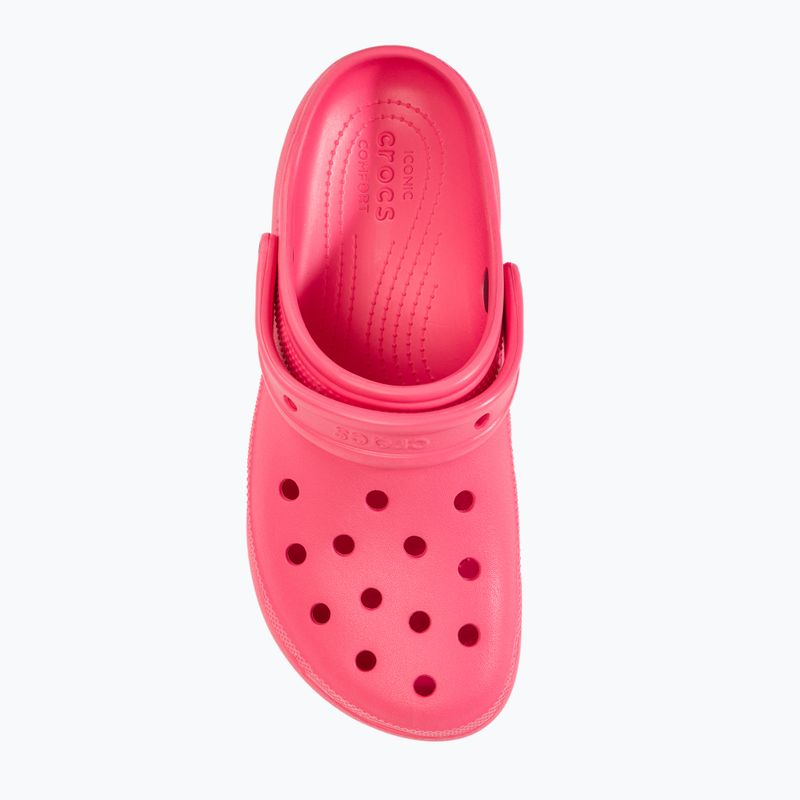 Crocs Classic Platform Clog Damen Flip-Flops hyper rosa 6