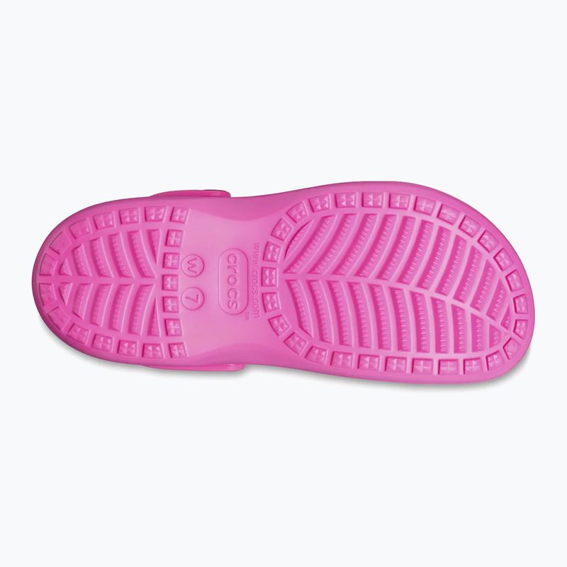 Crocs Baya Platform Clog Flip Flops elektrisch rosa 2