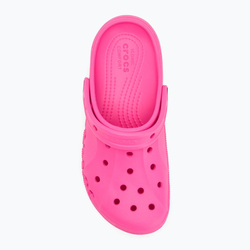 Crocs Baya Platform Clog Flip Flops elektrisch rosa 6