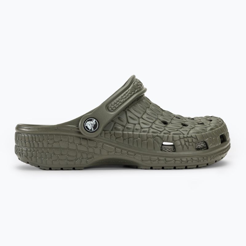 Slides Schlappen  Crocs Classic Crocskin dusty olive 3