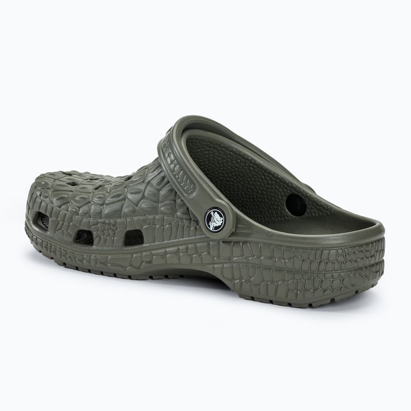 Slides Schlappen  Crocs Classic Crocskin dusty olive 4