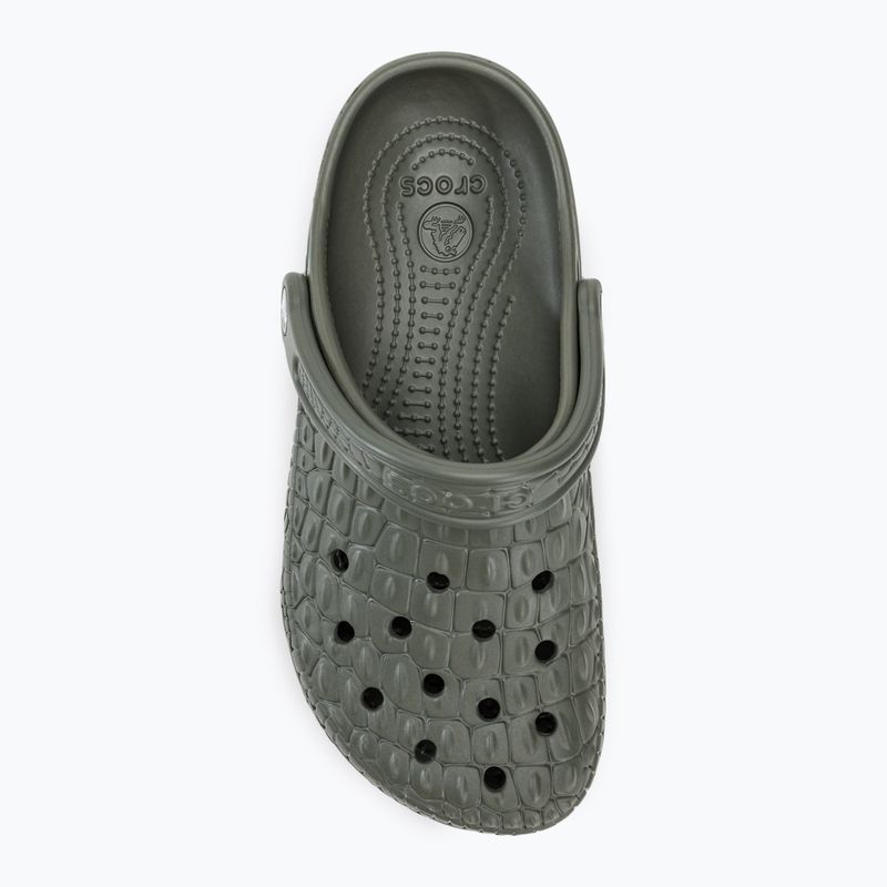 Slides Schlappen  Crocs Classic Crocskin dusty olive 6